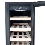 Caviss SLEN120TBE5 | Cave de Vinho 20 garrafas | Compressor | Mono temperatura | 29,5 x 57 x 82 cm (LxPxA) | G (ex classe A+) - Image 3