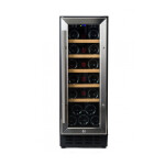 Vinobox 20 Design Inox | Cave de Vinho 20 garrafas | Mono temperatura | Porta com fechadura | 29,5 x 57,5 x 80 cm (LxPxA) | F