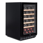 Vinobox 40 GC 1T Preta | Cave de Vinho 34 garrafas | Montemperatura | Porta com fechadura | 45 x 59,5 x 80 cm (LxPxA) | G - Image 5