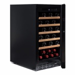 Vinobox 40 GC 1T Preta | Cave de Vinho 34 garrafas | Montemperatura | Porta com fechadura | 45 x 59,5 x 80 cm (LxPxA) | G - Image 6