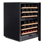 Vinobox 50 GC 2T Preto | Cave de Vinho 46 garrafas | Duas zonas de temperatura | Porta com fechadura | 59,5 x 59,5 x 80 cm (LxPxA) | G - Image 4