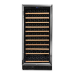 Vinobox 110 GC 1T Inox | Cave de Vinho 116 garrafas | Mono temperatura | Porta com fechadura | 59,5 x 68 x 136 cm (LxPxA) | G - Image 2