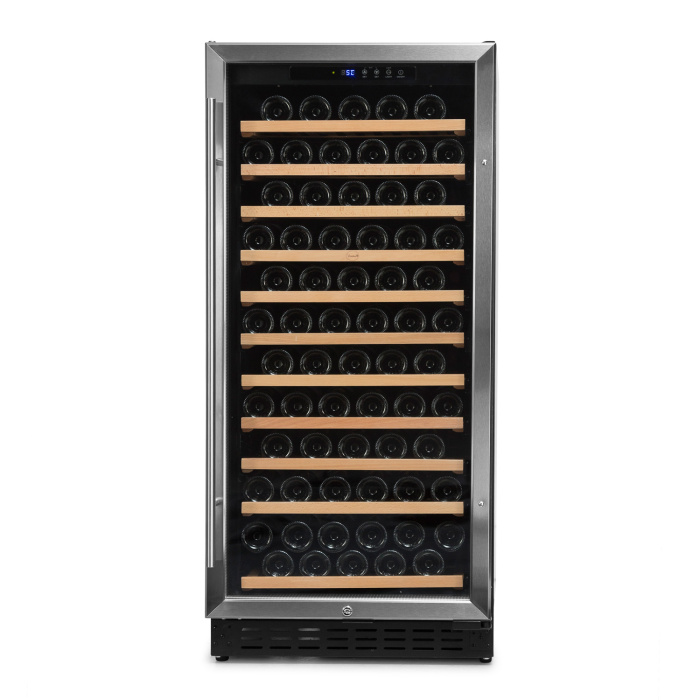Vinobox 110 GC 1T Inox | Cave de Vinho 116 garrafas | Mono temperatura | Porta com fechadura | 59,5 x 68 x 136 cm (LxPxA) | G - Image 2