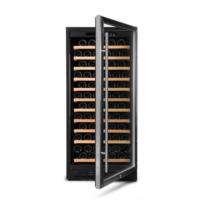Vinobox 110 GC 1T Inox | Cave de Vinho 116 garrafas | Mono temperatura | Porta com fechadura | 59,5 x 68 x 136 cm (LxPxA) | G - Image 4