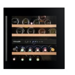 CLIMADIFF CBI40D1B - Encastre (em coluna) - 36 garrafas - Duas zonas de temperatura