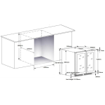 CLIMADIFF CBU40D1B - Encastre (debaixo do balcão) - 40 garrafas - Duas zonas de temperatura  - F - Image 9