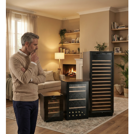 Que capacidade de cave de vinho escolher?